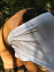 Handsome Thai guy gets naked in the wild by BoyKakke image #6