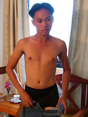 Asian boy deepthroats and swallows cum by BoyKakke image #5