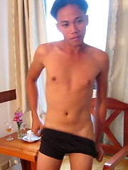 Asian boy deepthroats and swallows cum by BoyKakke image #5