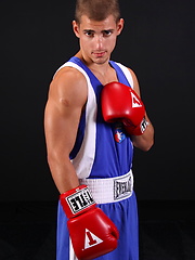 Boxing pro Dominick shows his big boner by ChaosMen image #5