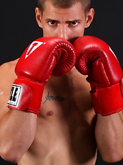 Boxing pro Dominick shows his big boner by ChaosMen image #5
