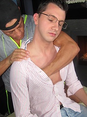 Gay masseuse converting a straight guy by Massage Bait image #7