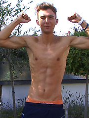Tall and Lean Personal Trainer Perry showing off his Long Uncut Cock! by English Lads image #5
