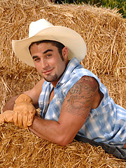 Young sexy cowboy outdoors by Samuel O Toole image #7