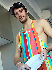 Aden Sandler jacking off and cuming by Bentley Race image #6