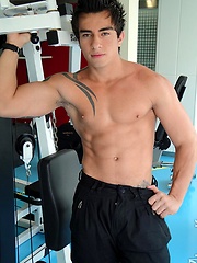 Italian college boy Rick jerking off cock by LucasKazan image #7