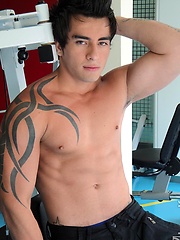 Italian college boy Rick jerking off cock by LucasKazan image #7