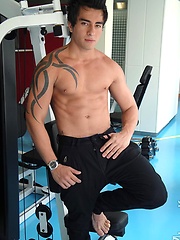 Italian college boy Rick jerking off cock by LucasKazan image #7