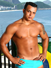 Denis Torres jacking off his fat cock by Brazilian Studz image #7