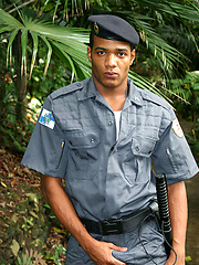 Brazilian cop Bruno Loronha shows his cock by Brazilian Studz image #7