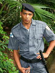 Brazilian cop Bruno Loronha shows his cock by Brazilian Studz image #7