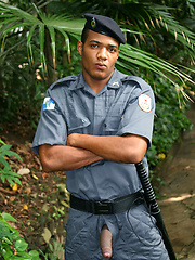Brazilian cop Bruno Loronha shows his cock by Brazilian Studz image #7