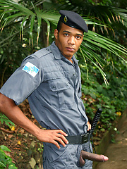 Brazilian cop Bruno Loronha shows his cock by Brazilian Studz image #7