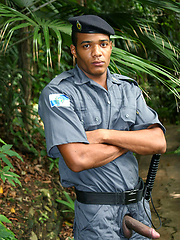 Brazilian cop Bruno Loronha shows his cock by Brazilian Studz image #7