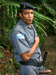 Brazilian cop Bruno Loronha shows his cock by Brazilian Studz image #7