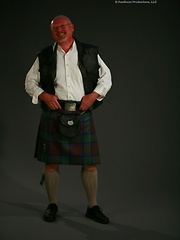 Bald daddy Stweart Scot jerking off dick by Hot Older Male image #8