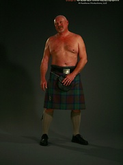 Bald daddy Stweart Scot jerking off dick by Hot Older Male image #8