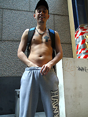 Stripping Naked in the City with French Stud Mickael David by Bentley Race image #4
