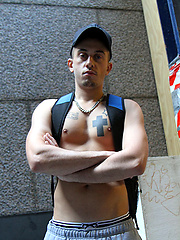 Stripping Naked in the City with French Stud Mickael David by Bentley Race image #4
