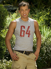 Jonathan Lowe posing naked outdoors by Colt Studio image #5