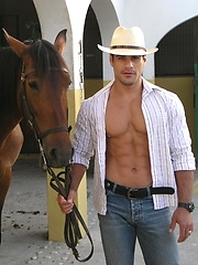 Pedro Andreas, Daniel Marvin, Jorge Ballantinos, Tony Duke. El rancho orgy by Kristen Bjorn image #7
