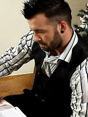 Manuel jacking off his uncut cock by Maskurbate image #8