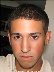 Juan stokes his uncut latin cock by Miami Boyz image #9