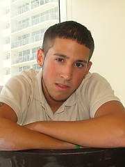Juan stokes his uncut latin cock by Miami Boyz image #9
