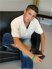 Juan stokes his uncut latin cock by Miami Boyz image #9