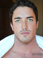 Hot brunette guy Tyler posing naked by Dominic Ford image #5
