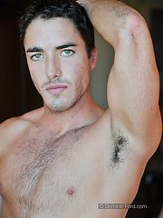 Hot brunette guy Tyler posing naked by Dominic Ford image #5