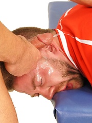Muscle hunk bounded and mouth-fucked by Bound Jocks image #8