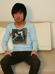 Sexy japanese twink in sexy underwear stripping and stroking by Japan Boyz image #6