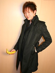 Cute Korean boy playing with his banana by Japan Boyz image #5