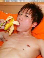Cute Korean boy playing with his banana by Japan Boyz image #5