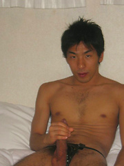 Hot Japanese boy tugs off his cock for you by Japan Boyz image #6