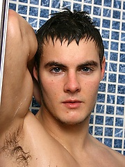 Dan posing in a shower by UKNakedmen image #5