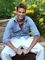 Hot blond college boy naked by Frat Men image #6