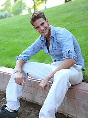 Hot blond college boy naked by Frat Men image #6