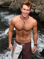 Hot hairy boy posing naked outdoors by Frat Men image #6