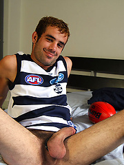 Pre-game work out with Aussie boy Leo Rocca and Ben by Bentley Race image #6