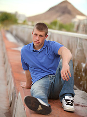Hot muscle boy Braxton naked by Frat Men image #7