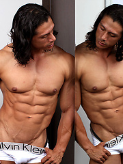 Nino Sabrini shows his ripped and proportioned muscle, with solid rocky abs by Power Men image #8
