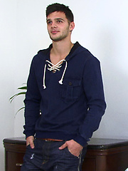Hunky Straight Footballer Jack Lets a Lad Touch and Wank him off by English Lads image #6