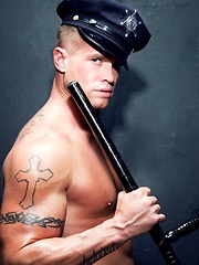 Bryce works the fetish cop mojo. by Randy Blue image #6
