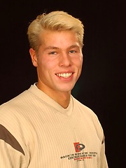 Blond stud shows his fat cock by William Higgins image #6