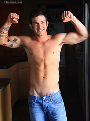 Hot brunette jock Chaz by Frat Men image #4
