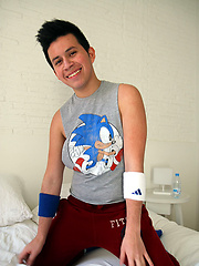 I met this really cute twink David Sans in Barcelona by Bentley Race image #7