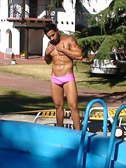 Leandro Silver jacking off outdoors by Alpha Male Fuckers image #9