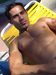 Leandro Silver jacking off outdoors by Alpha Male Fuckers image #9
